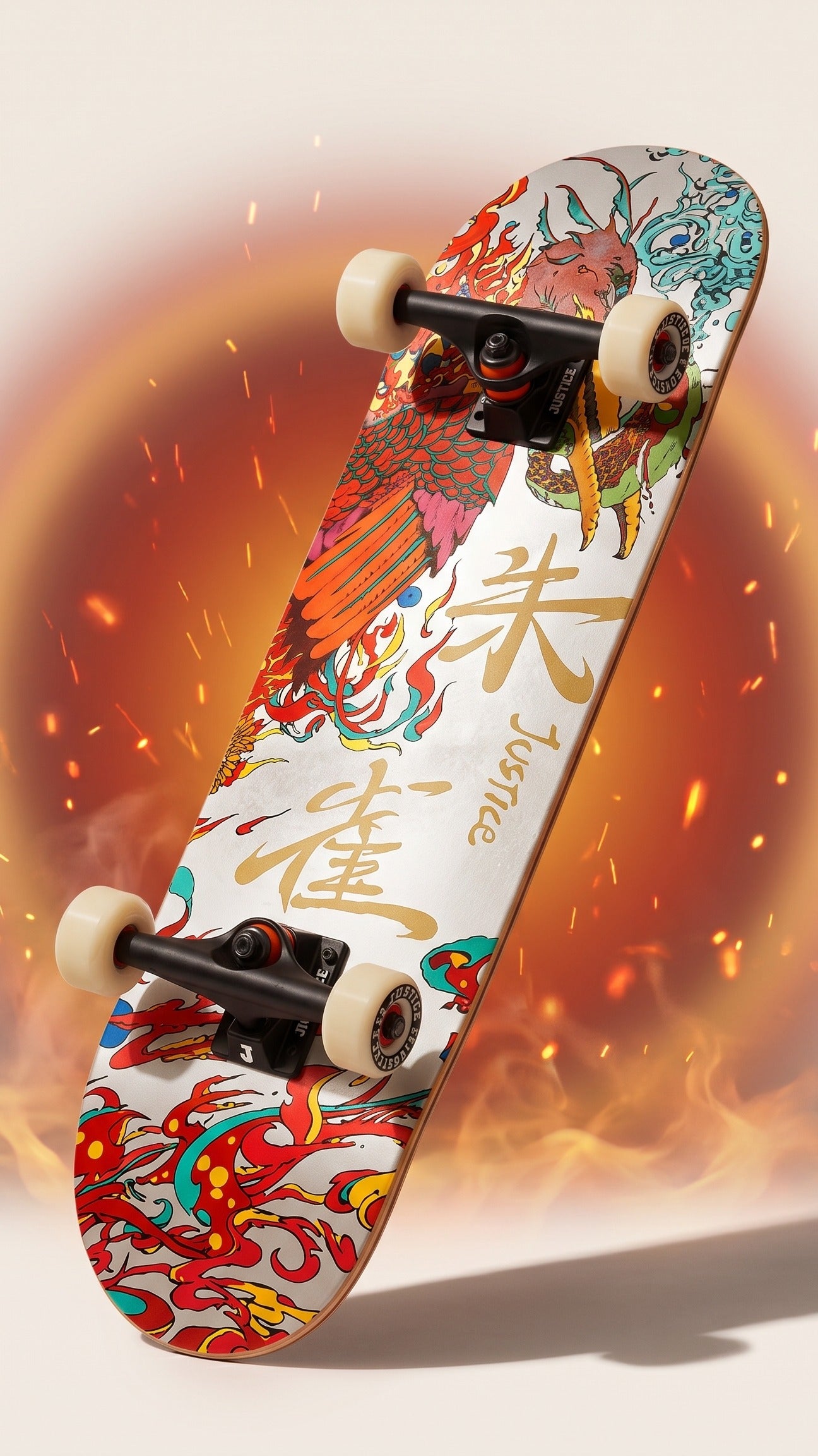 Skate completo Justice Vermilion Bird 8.25"